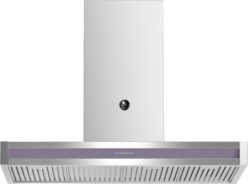 Steel Genesi 120 wall hood, color Ametista, 120 cm, GQK120AA, with 5 year guarantee!