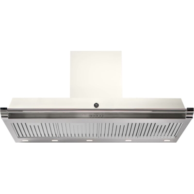 Steel Ascot 120 wall hood, Nuvola, 120 cm, AKL120NA, with 5 year guarantee!
