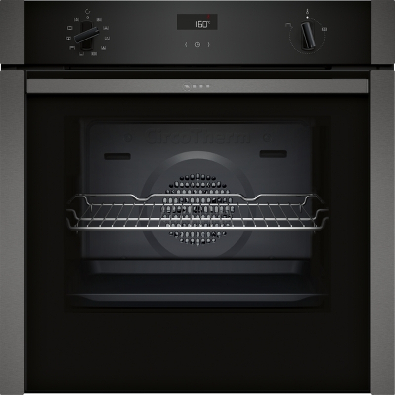 Neff B4ACF4AG0, oven with CircoTherm and Slide&amp;Hide, Graphite-Grey, EEK: A, WITH 7 YEAR WARRANTY