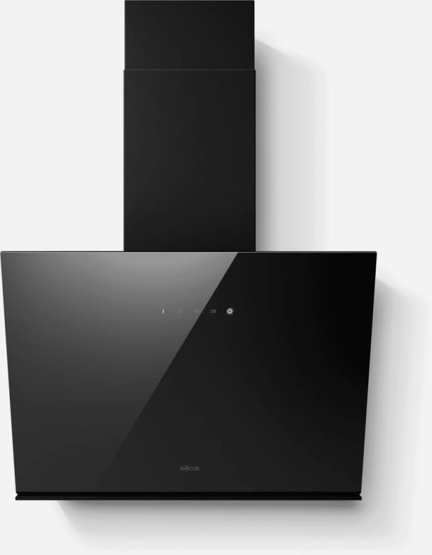 Elica JUST DRY BL/A/55 wall hood black, PRF0193729. With a 5 year guarantee!