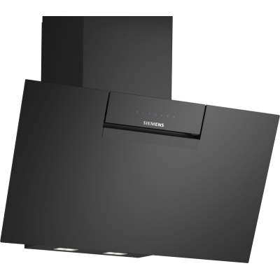 Siemens LC87KFN60, iQ300, headroom hood, 80 cm, clear glass printed black, EEK: A+, 5 year guarantee