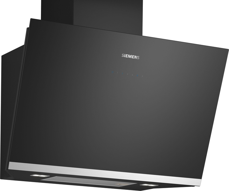 Siemens LC81KAN60, iQ500, headroom hood, 80 cm, clear glass printed black, EEK: A+, with 5 year guarantee!