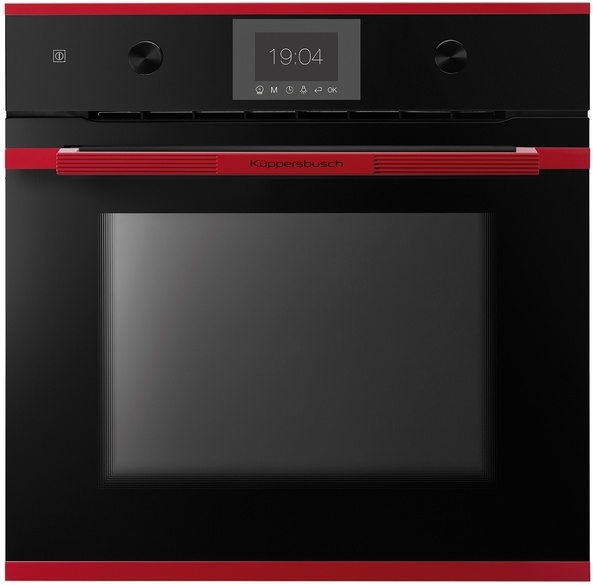 Küppersbusch B 6350.0 S8, oven black / hot chilli, with 5 year guarantee!