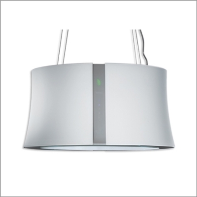 Exhibition device Falmec Zephiro E.ion® system, white, 67 cm, island hood, with 5 year guarantee