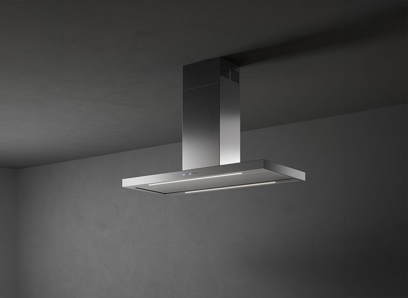 Falmec Plane Plus, stainless steel, 120 cm, island hood, 103224, with 5 year guarantee