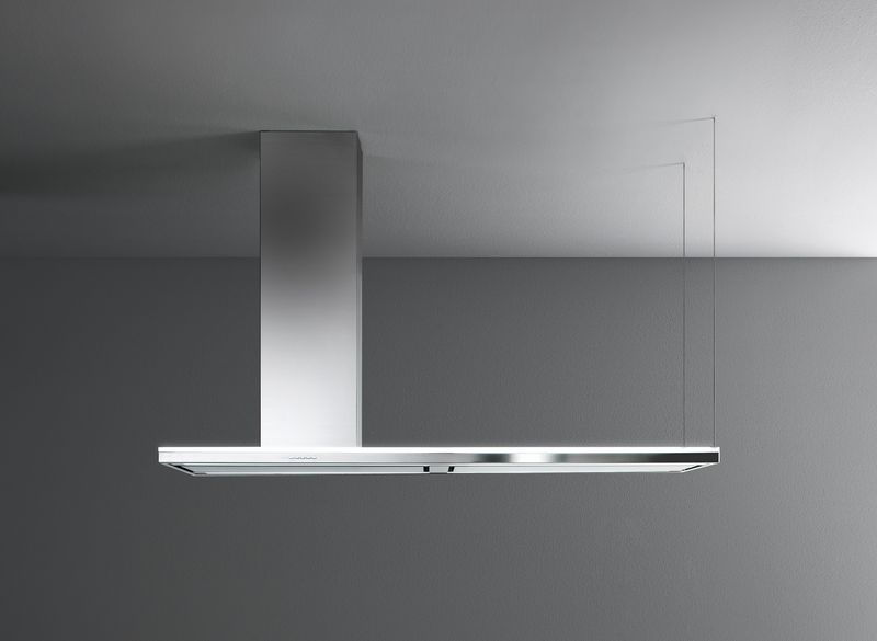 Falmec Lumen IS 175, design stainless steel, 175 cm, island hood, shaft on the left, 101683, with 5 year guarantee