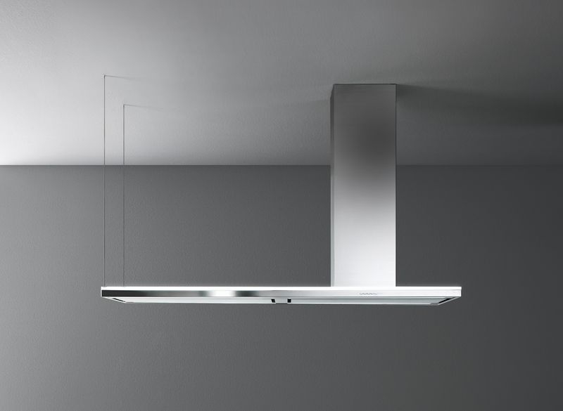 Falmec Lumen IS 175, disain roostevaba teras, 175 cm, saarekate, võll paremal, 101684, garantiiga 5 aastat