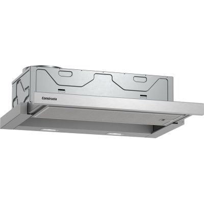 Constructa CD30677, flat screen hood, silver metallic, 60 cm, EEK: A, with 5 year guarantee!