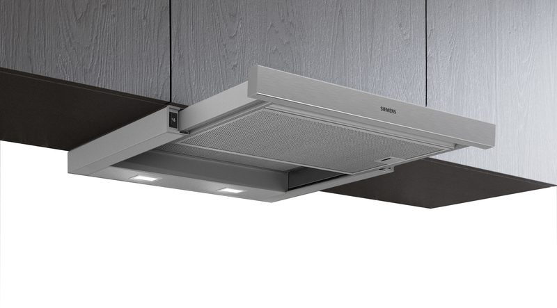 Siemens LI64LB521, iQ100, flat screen hood, 60 cm, silver metallic, EEK: C, with 5 year guarantee!