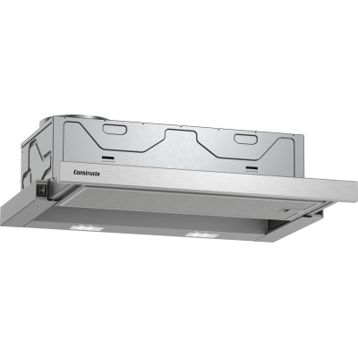 Constructa CD30647, flat screen hood, silver metallic, 60 cm, EEK: C, with 5 year guarantee!