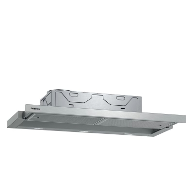Constructa CD30976, flat screen hood, silver metallic, 90 cm, EEK: A, with 5 year guarantee!