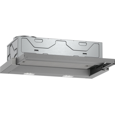 Constructa CD30638, flat screen hood, silver metallic, 60 cm, EEK: C, with 5 year guarantee!