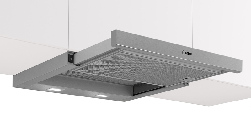 Bosch DFM064W55, Series 2, flat screen hood, 60 cm, silver, metallic, with 5 year guarantee!
