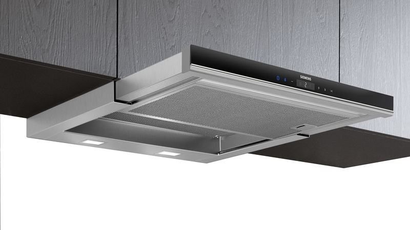 Siemens LI67SA671, iQ700, flat screen hood, 60 cm, stainless steel, EEK: A, with 5 year guarantee!