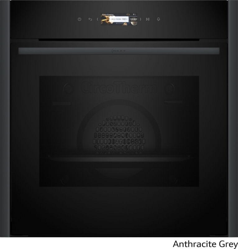 Neff B29CR3AY0, built-in oven with Circo Therm, Anthracite Gray Z9060AY0, EEK: A+, WITH 7 YEAR WARRANTY