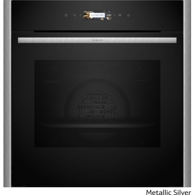 Neff B29CR3AY0, built-in oven with Circo Therm, Metallic Silver Z9060MY0, EEK: A+, WITH 7 YEAR WARRANTY