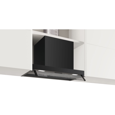 Constructa CD336670, integrated design hood, 60 cm, clear glass, matt black, EKK: B, with 5 year guarantee!