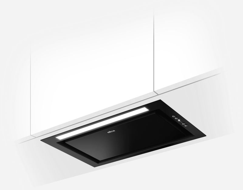 Elica HIDDEN ADV PLUS @ BLGL/A/52 built-in hood black, PRF0183971A. With a 5 year guarantee!