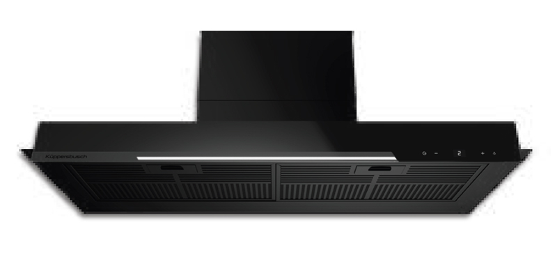 Küppersbusch DEL 9360.0 S, fan module 89 cm, black glass, EEK: A+, with 5 year guarantee!