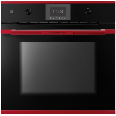 Küppersbusch BP 6350.0 S8 AirFry, oven black / hot chilli, with 5 year guarantee!
