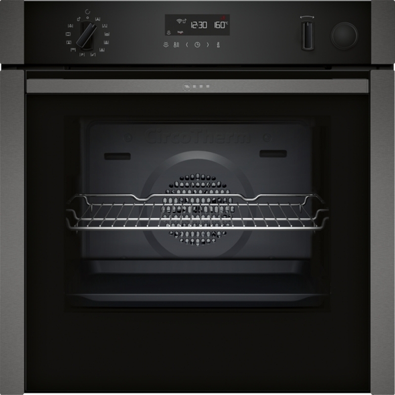 Neff B4AVM4AG0, oven with CircoTherm and Added Steam, Graphite-Grey, EEK: A, WITH 7 YEAR WARRANTY