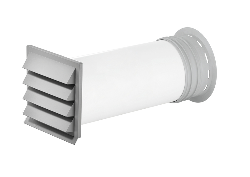 Naber COMPAIR® PRIME flow P-K-Klima-R 150 wall box, light gray, round, 4051076