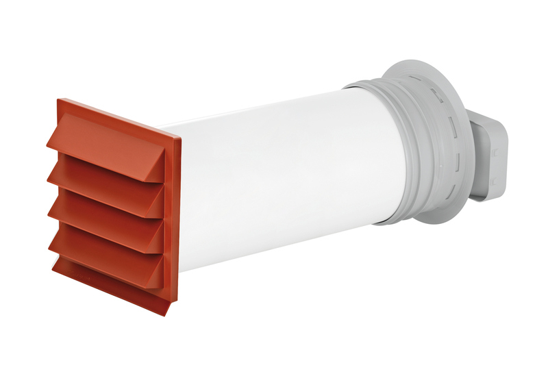 Naber COMPAIR® PRIME flow P-K-Klima flow 150 wall box, brick red, square, 4051075