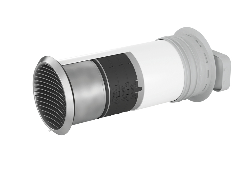 Naber COMPAIR® PRIME flow P-MRBS 150 wall box shell set, light gray, 4051065