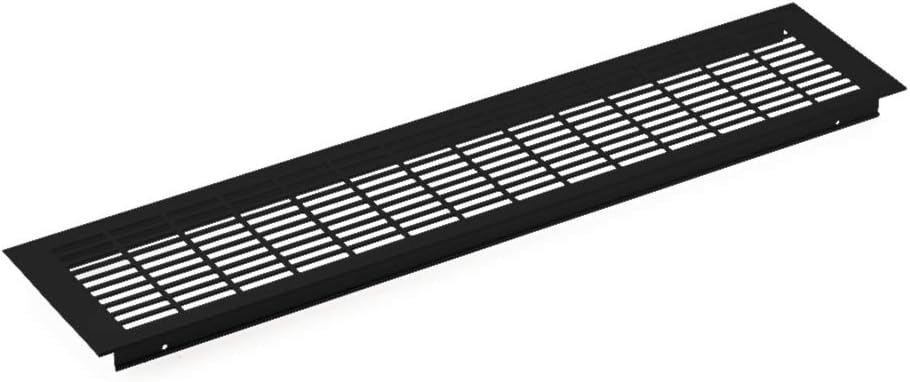 Naber ventilation grille 2, matt black, 8033027