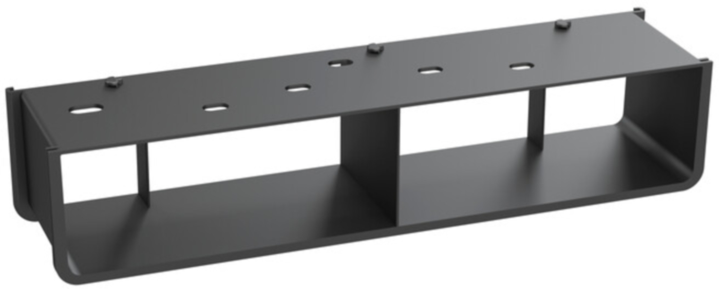 BORA Basic exhaust arch depth extension taped horizontally, BLAVH1