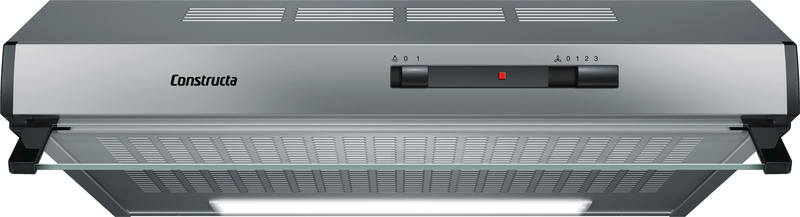 Constructa CD106151, under-unit hood, silver metallic, 60 cm, EEK: D, with 5 year guarantee!
