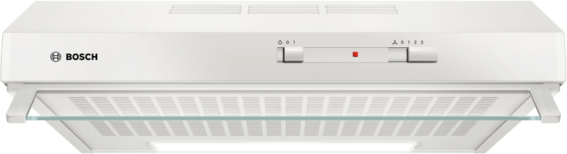 Bosch DUL62FA21, Series 2, under-unit hood, 60 cm, white, EKK: D, with 5 year guarantee!