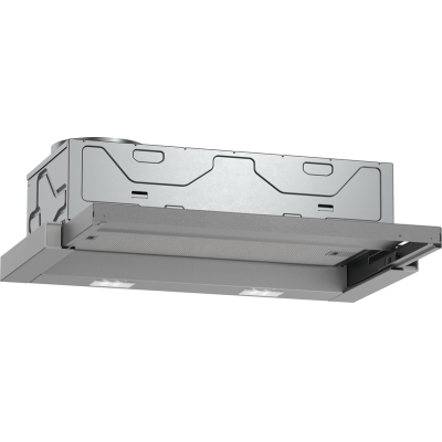 Constructa CD30637, flat screen hood, silver metallic, 60 cm, EEK: C, with 5 year guarantee!