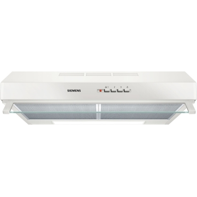 Siemens LU63LCC20, iQ300, under-unit hood, 60 cm, white, EEK: D, 5 year guarantee