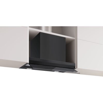 Bosch DBB67DP60, Series 6, integrated design hood, 60 cm, clear glass black, EEK: A+, with 5 year guarantee!
