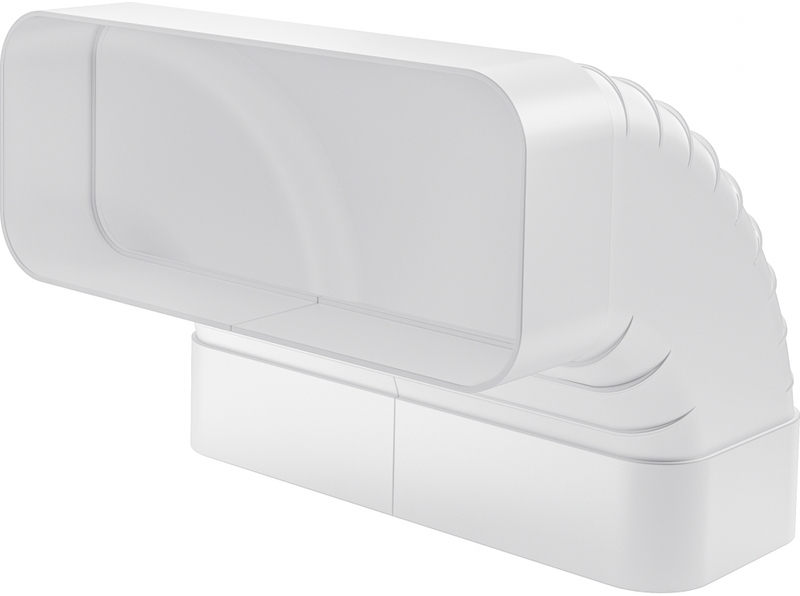 Franke elbow 90° for 150 recirculation/exhaust air set, 112.0711.852