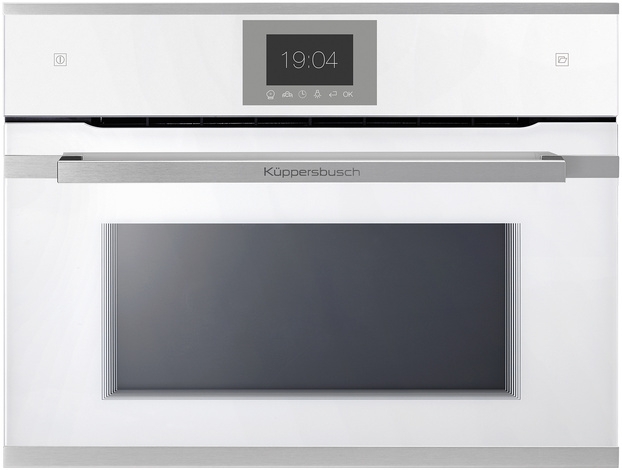 Küppersbusch CBD 6550.0 W1, compact oven white / stainless steel, with 5 year guarantee!