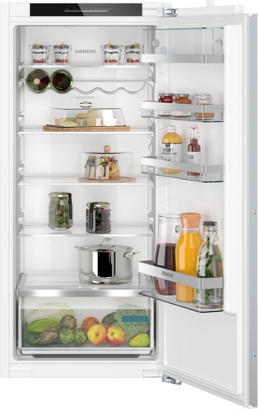 Siemens KI41RADD1, iQ500, built-in refrigerator, 122.5 x 56 cm, flat hinge with soft closing, EEK: D, with 5 year guarantee!