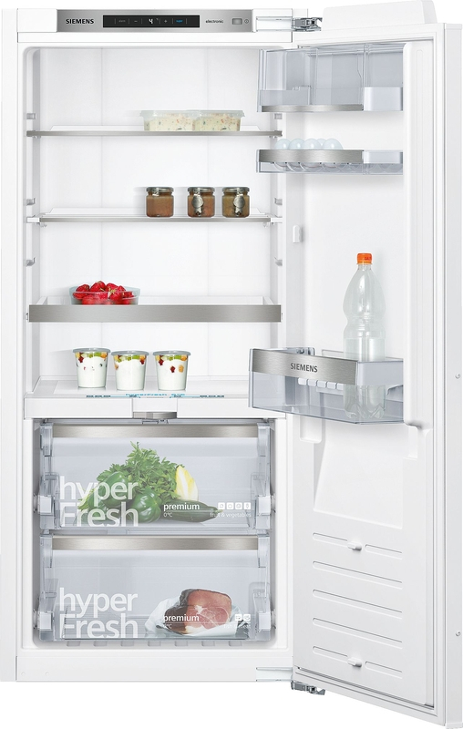 Siemens KI41FADD0, iQ700, built-in refrigerator, 122.5 x 56 cm, flat hinge with soft closing, EEK: D, with 5 year guarantee!