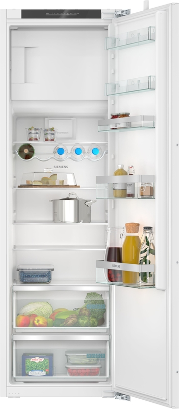 Siemens KI82LVFE0, iQ300, built-in refrigerator with freezer compartment, 177.5 x 56 cm, flat hinge, EEK: E, with 5 year guarantee!