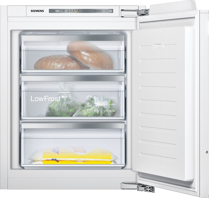 Siemens GI11VADC0, iQ500, built-in freezer, 71.2 x 55.8 cm, flat hinge with soft closing, EEK: C, with 5 year guarantee!