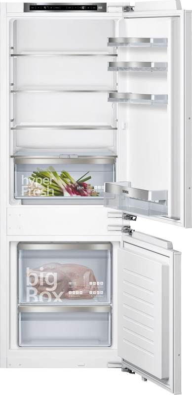 Siemens KI77SXFE0, iQ500, built-in fridge-freezer combination, 157.8 x 55.8 cm, flat hinge, EEK: E, with 5 year guarantee!