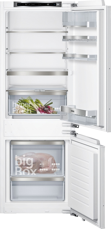 Siemens KI77SADE0, iQ500, built-in fridge-freezer combination, 157.8 x 55.8 cm, flat hinge with soft closing, EEK: E, with 5 year guarantee!