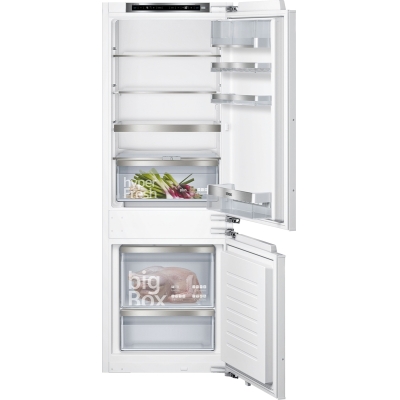 Siemens KI77SADE0, iQ500, built-in fridge-freezer combination, 157.8 x 55.8 cm, flat hinge with soft closing, EEK: E, with 5 year guarantee!