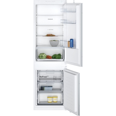 Constructa CK786NSE0, built-in fridge-freezer combination, drag hinge, 177.2 x 54.1 cm, EEK: E, with 5 year guarantee!