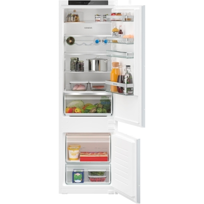 Siemens KI87VVSE0, iQ300, built-in fridge-freezer combination, 177.2 x 54.1 cm, drag hinge, EEK: E, with 5 year guarantee!