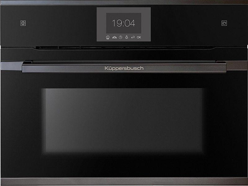 Küppersbusch CBD 6550.0 S2, compact oven black / Black Chrome, with 5 year guarantee!