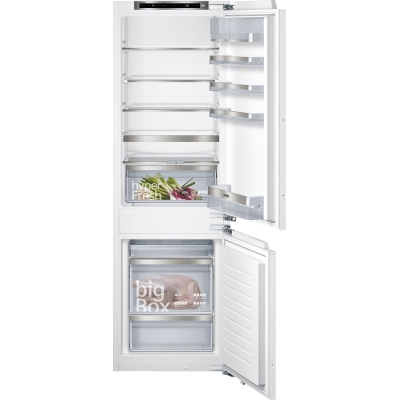 Siemens KI86SADE0, iQ500, built-in fridge-freezer combination, 177.2 x 55.8 cm, flat hinge, EEK: E, with 5 year guarantee!