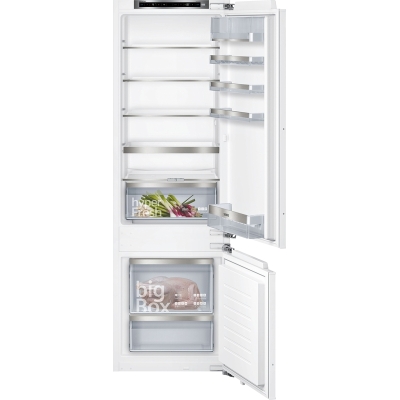 Siemens KI87SADE0, iQ500, built-in fridge-freezer combination, 177.2 x 55.8 cm, flat hinge with soft close, EEK: E, with 5 year guarantee!