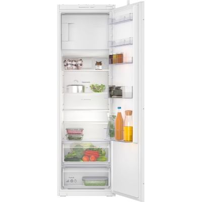 Constructa CK282NSE0, built-in fridge-freezer combination, drag hinge, 177.5x 56 cm, EEK: E, with 5 year guarantee!